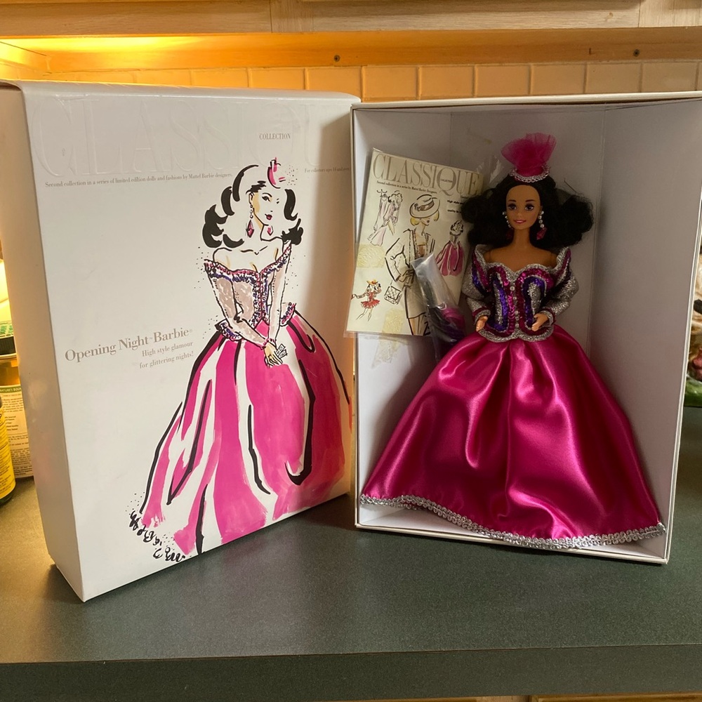 Barbie Classique Opening Night Doll with Pink Gown, #10148, New in Box